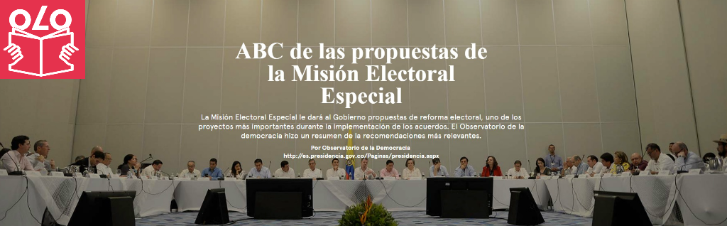 ABC de las propuestas de la Misión Electoral Especial